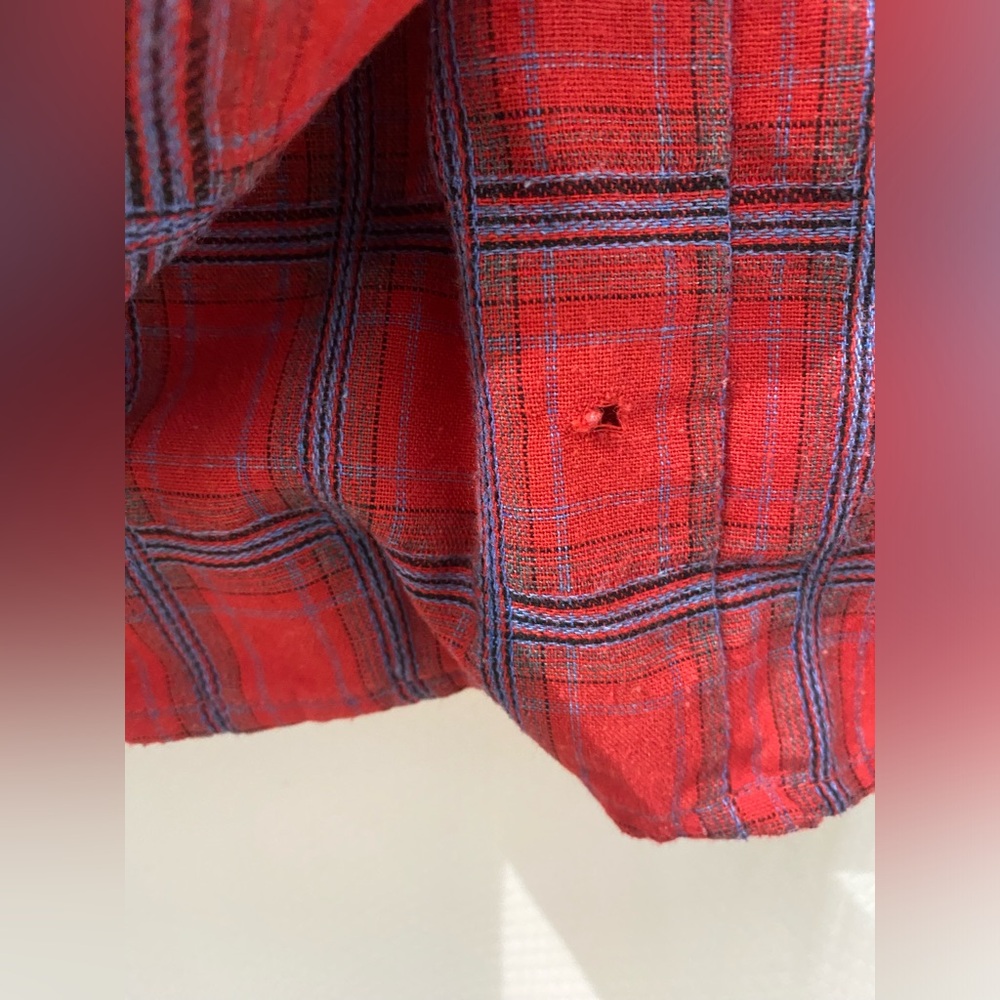 Wild Honey Red Plaid Dress - Picture 4 of 4